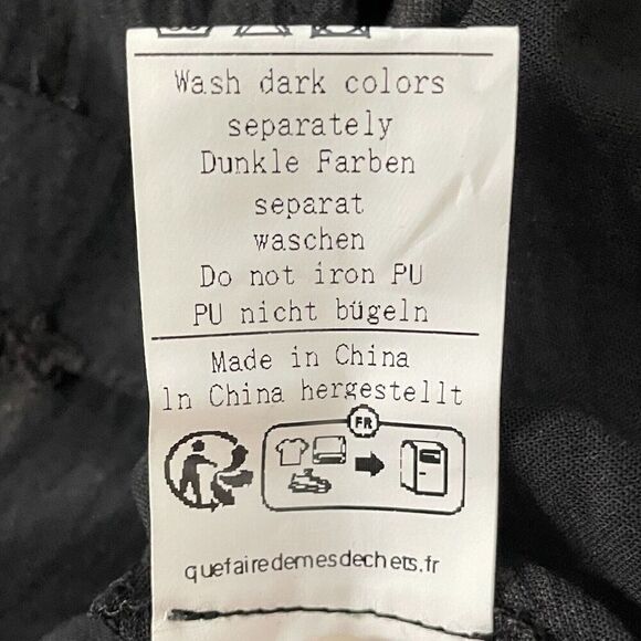 Grace Karin Swiss Dot Blouse Women’s Size Small Black Long Sleeve Ruffle… - Picture 8 of 9